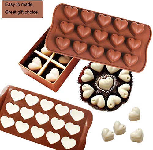 Premium Chocolate Silicone Molds Set - 6 Random Designs for Baking Cake, Soap, Ice Cream, Candy & Jelly - Non-Stick Flexible Food Grade Mold for Home Kitchen & Party Dessert Making