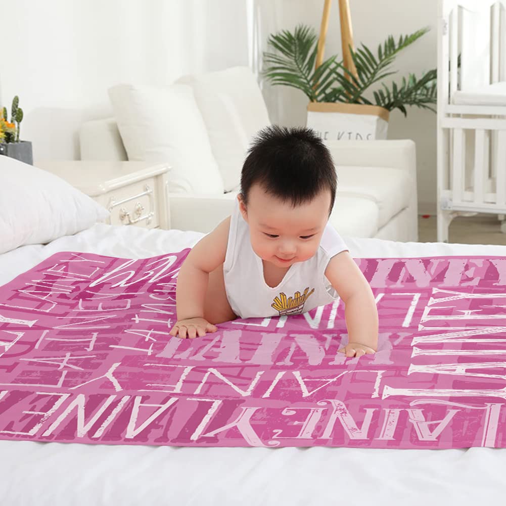 Personalized Yoke Style Blankets for Kids & Adults - Custom Name Baby Blanket, Christmas Birthday Valentine's Day Gift for Mom - Cozy Home Decor, Nursery Essentials & Thoughtful Present Idea