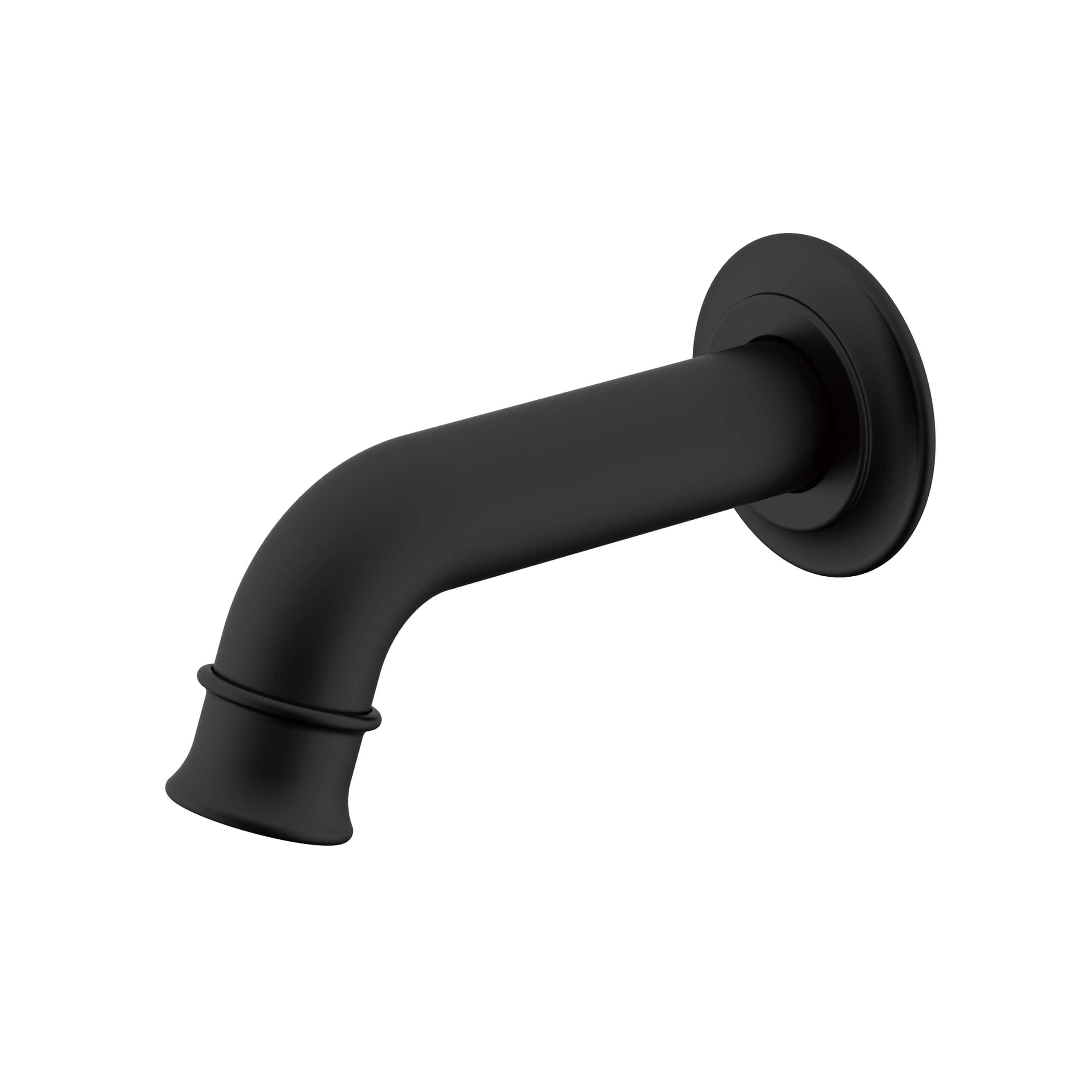 ADP Eternal Mini Wall Spout Faucet in Matte Black - Sleek Modern Bathroom Sink Fixture for Small Spaces & Vanities
