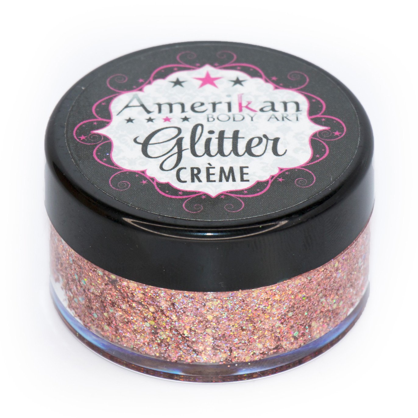 Supernova Glitter Creme - 15g Metallic Body Paint Jar by Amerikan Body Art | Perfect for Festival Makeup, Face Painting & Costume Design