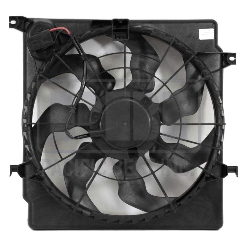 Pacific Best PF4119 Engine Cooling Fan Assembly - Replacement for Car & Truck - High Performance Cooling System Part for Overheating Prevention - Ideal for Highway Driving & Hot Weather Conditions