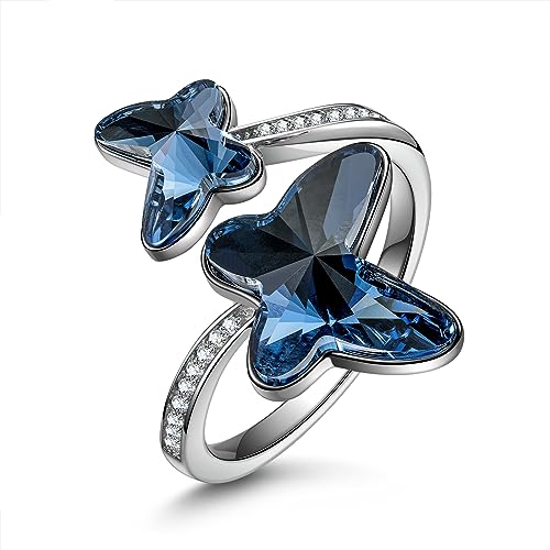 Blue Crystal Ring