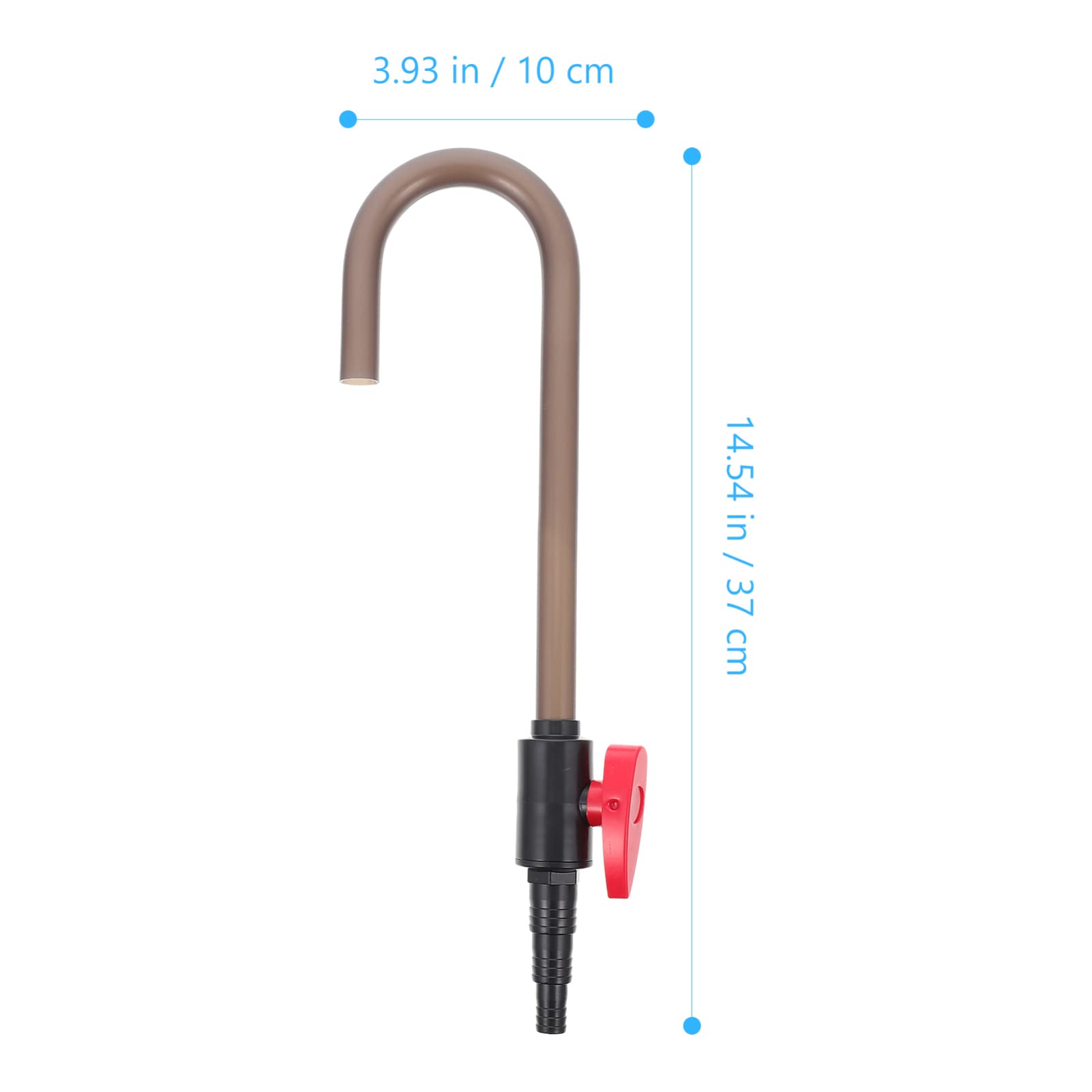 Balacoo Aquarium Water Changer Kit - Fish Tank Sand Cleaner & Siphon Vacuum with Adjustable Hose Controller Clamp - Perfect for Freshwater & Saltwater Tank Maintenance