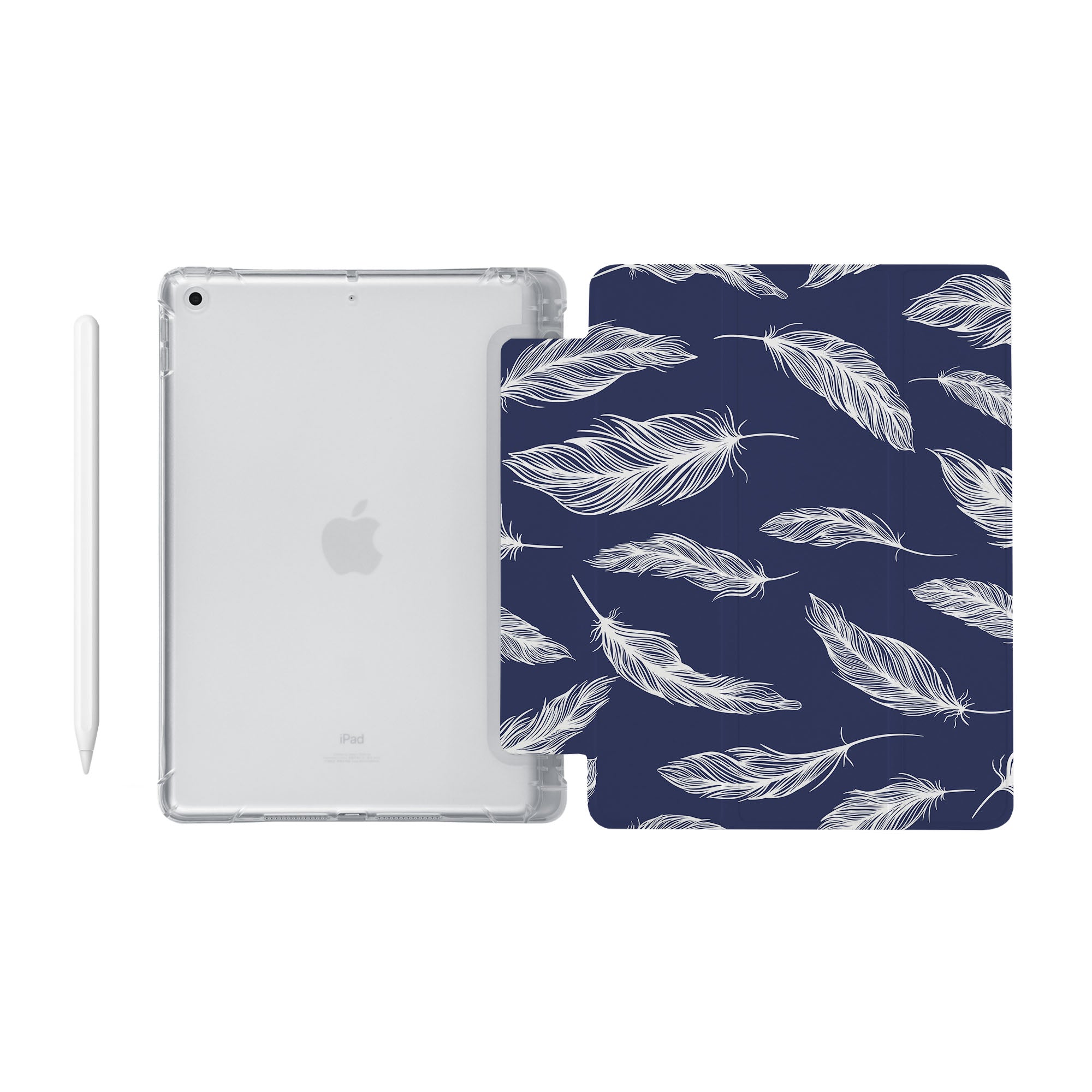 iPad SeeThru Case - Ultra Thin Lightweight Transparent Protective Cover for iPad Air/Pro | Perfect for Work, Travel & Everyday Use
