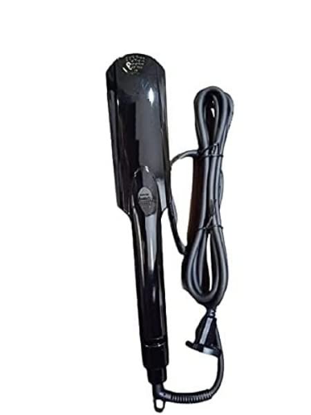 HGNOVA Professional Hair Straightener - Black V-7240 Flat Iron for Smooth & Shiny Hair - Perfect for Home Use, Salon Styling & Travel