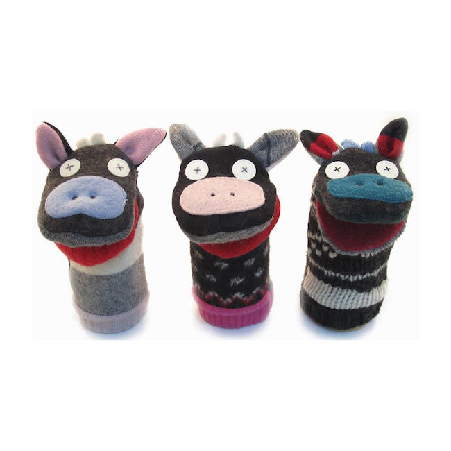 Cute & Levi Wool Animal Puppet - Soft Handmade Cow Puppet for Kids, Storytelling, and Interactive Play | Perfect for Imaginative Play, Classroom Activities, and Gift Giving