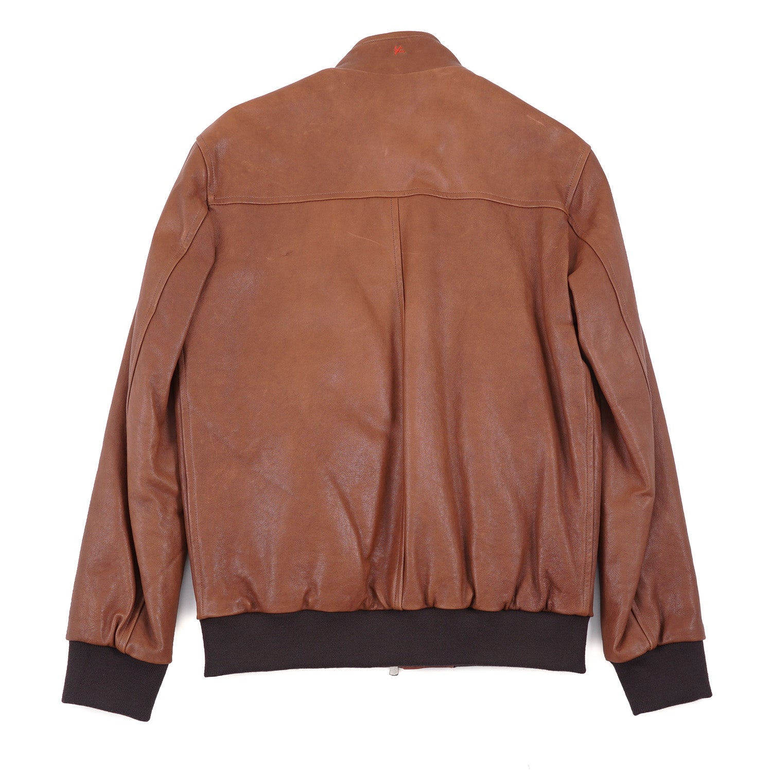 Premium Isaia Lambskin Leather Bomber Jacket for Men - Genuine Soft Leather Aviator Jacket with Quilted Lining - Stylish Winter & Fall Outerwear for Casual Wear, Travel & Night Out