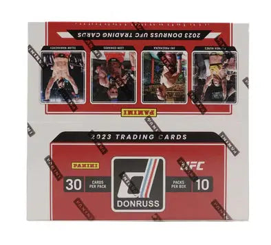 2023 Panini Donruss UFC Hobby Box - 24 Packs with Exclusive UFC Fighter Cards - Perfect for Collectors, Trading, and Sports Memorabilia Displays