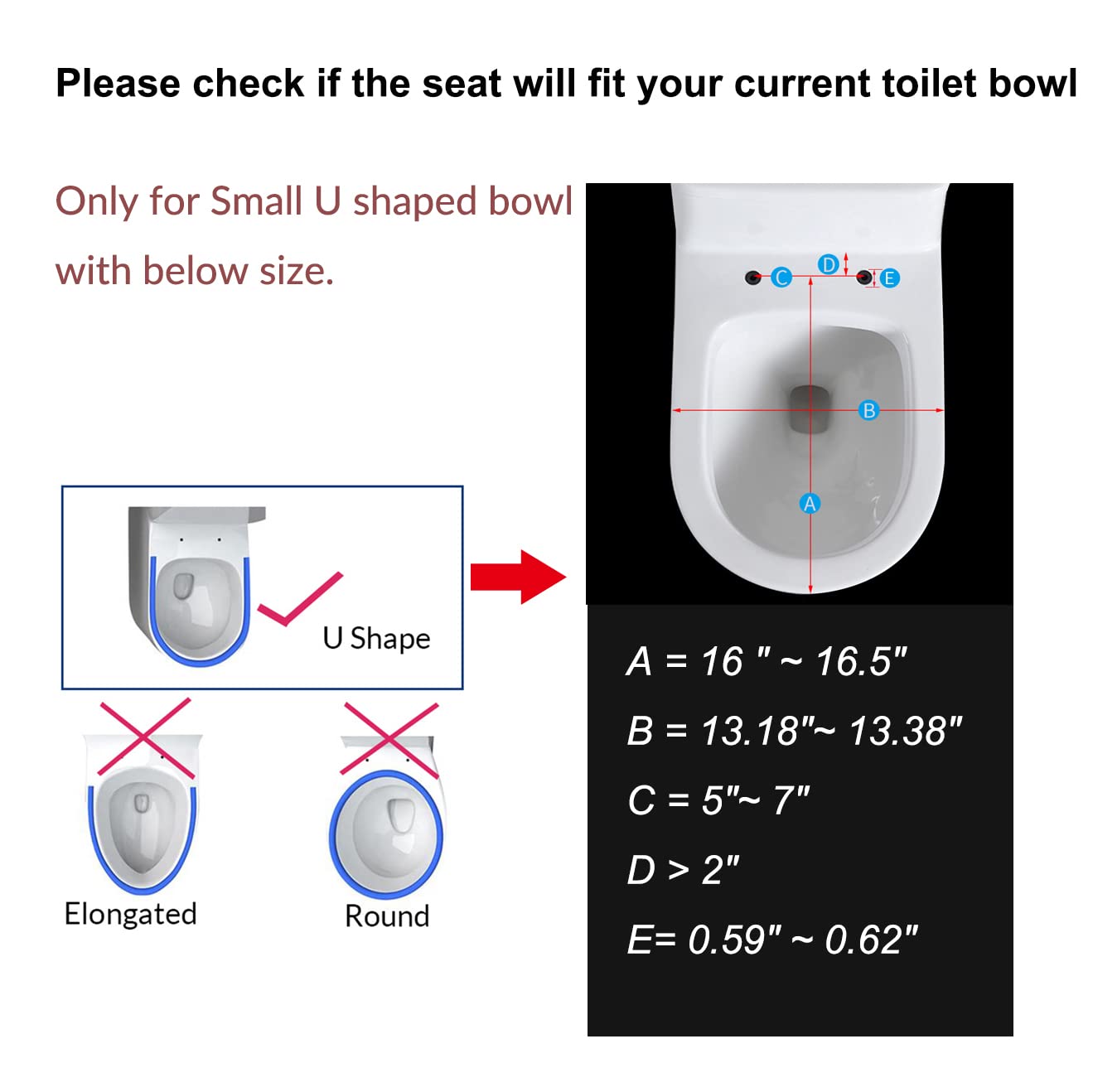 WinZo Compact Toilet Seat - U-Shaped Soft Close Heavy Duty Toilet Seat with Easy Installation, White | Perfect for Small Bathrooms, RVs, and Space-Saving Solutions