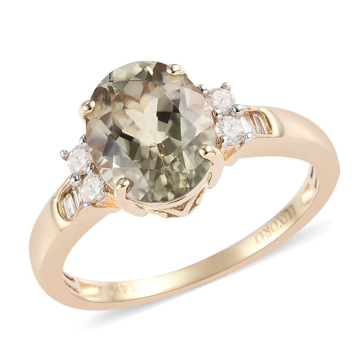 2.2 Carat G-H Color I3 Oval Diamond 14K Yellow Gold Turquoise Engagement Ring for Women - Size 8, Anniversary Wedding Promise Birthday Gift Jewelry - Perfect for Proposals, Bridal Sets & Special Occasions