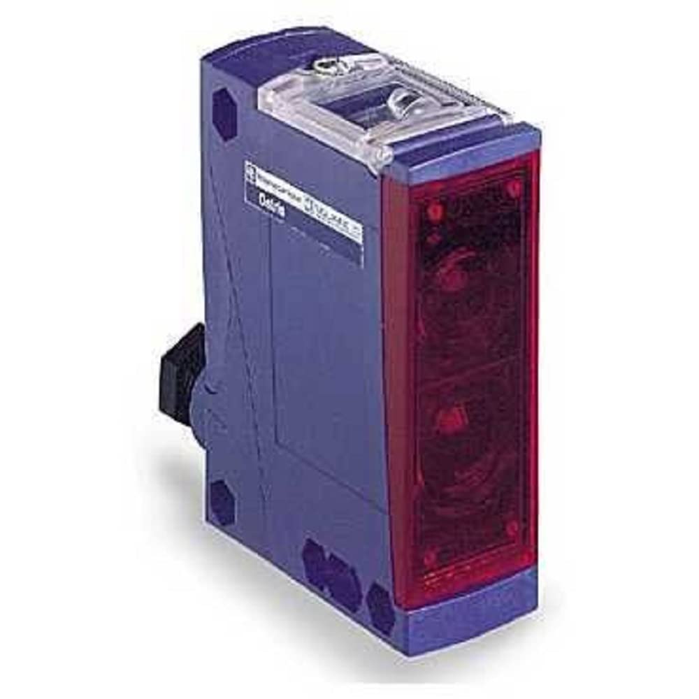 XU Diffuse Background Suppression Photoelectric Sensor with Alarm Output - Plastic Rectangular Body, DC Input, 4-Wire PNP/NPN Programmable Output, Screw Terminal - Ideal for Industrial Automation, Packaging, and Material Handling Systems