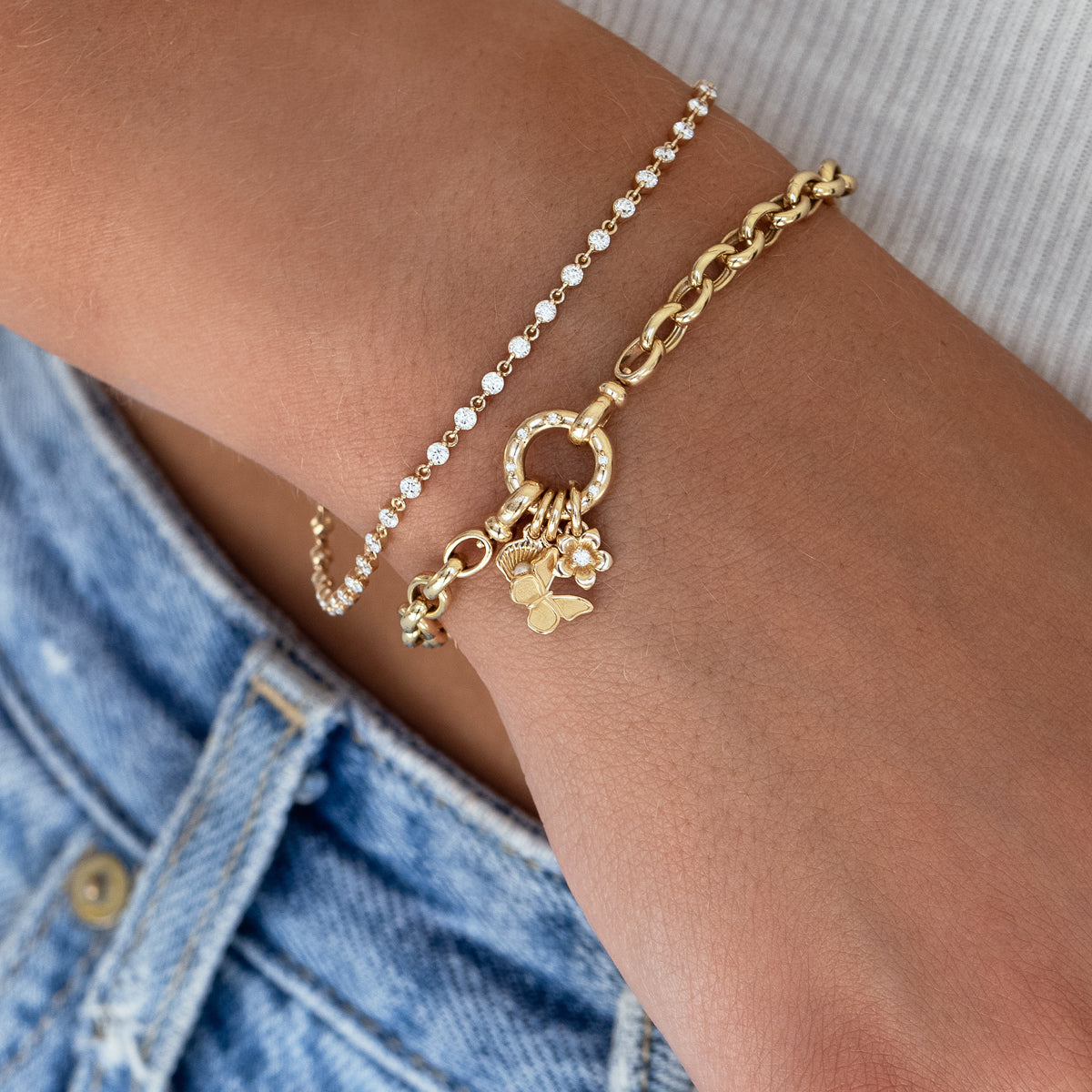Mini Golden Charms for Jewelry Making - DIY Craft Beads, Bracelet & Necklace Supplies - Perfect for Gift Giving, Party Favors, and Home Decor