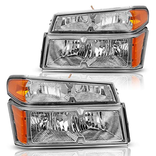 Chrome Housing Amber Reflector Clear Lens