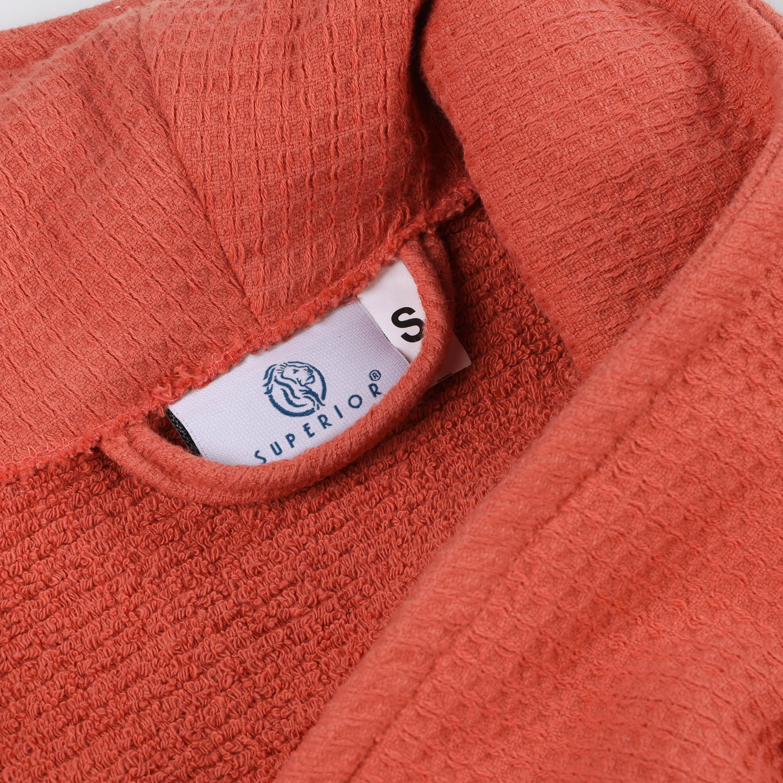 Premium Waffle Weave Cotton Bathrobe - Ultra Soft, Lightweight & Oversized Unisex Robe for Men & Women | Perfect for Spa, Lounge & Post-Shower Comfort