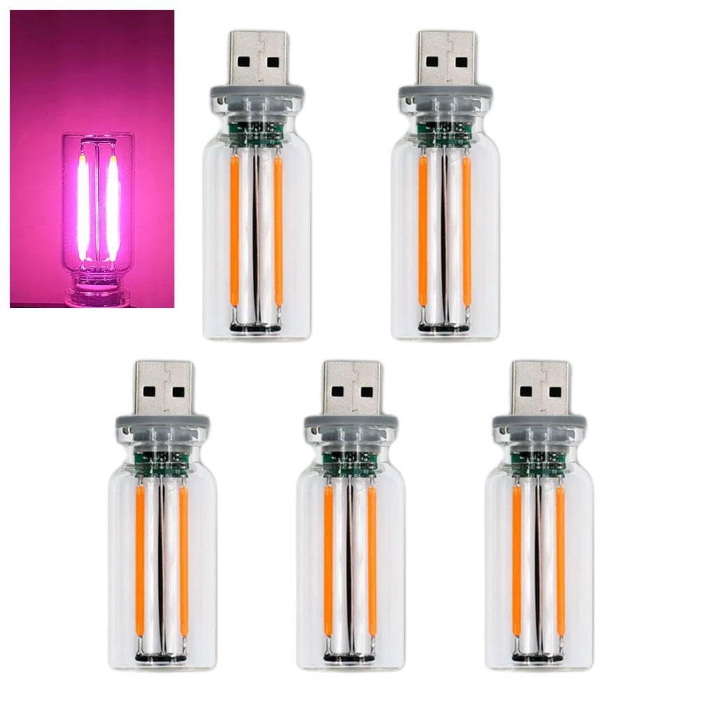 Retro USB LED Car Interior Atmosphere Lamp - Touch Control Dimmable Night Light with Plug-in Charging Port | Perfect for Car Decor, Mood Lighting & Night Driving