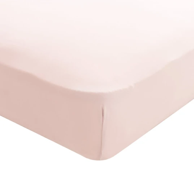 Kyte Baby Twin Sheet Set - Soft Organic Cotton Crib Sheets in Blush Pink for Baby Nursery & Toddler Bedroom - Perfect for Cozy Sleep & Nursery Decor