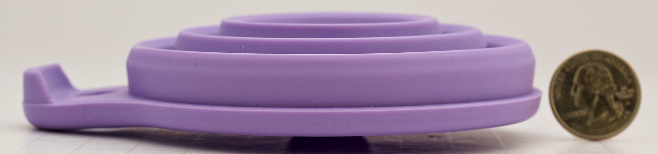 Zoie + Chloe Space Saving Silicone Foldable Collapsible Kitchen Funnel for Cooking, Baking, and Liquid Transfer - Perfect for Small Kitchens, Camping & Travel