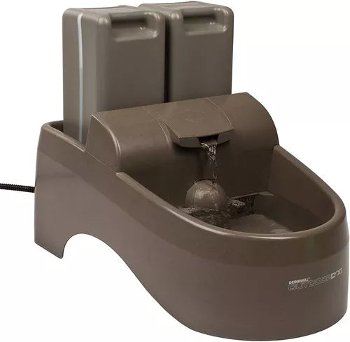 Drinkwell® Outdoor Dog Water Fountain - Automatic Pet Drinking Fountain for Large & Small Dogs - Weatherproof & Durable Design - Perfect for Backyard, Patio & Garden Use