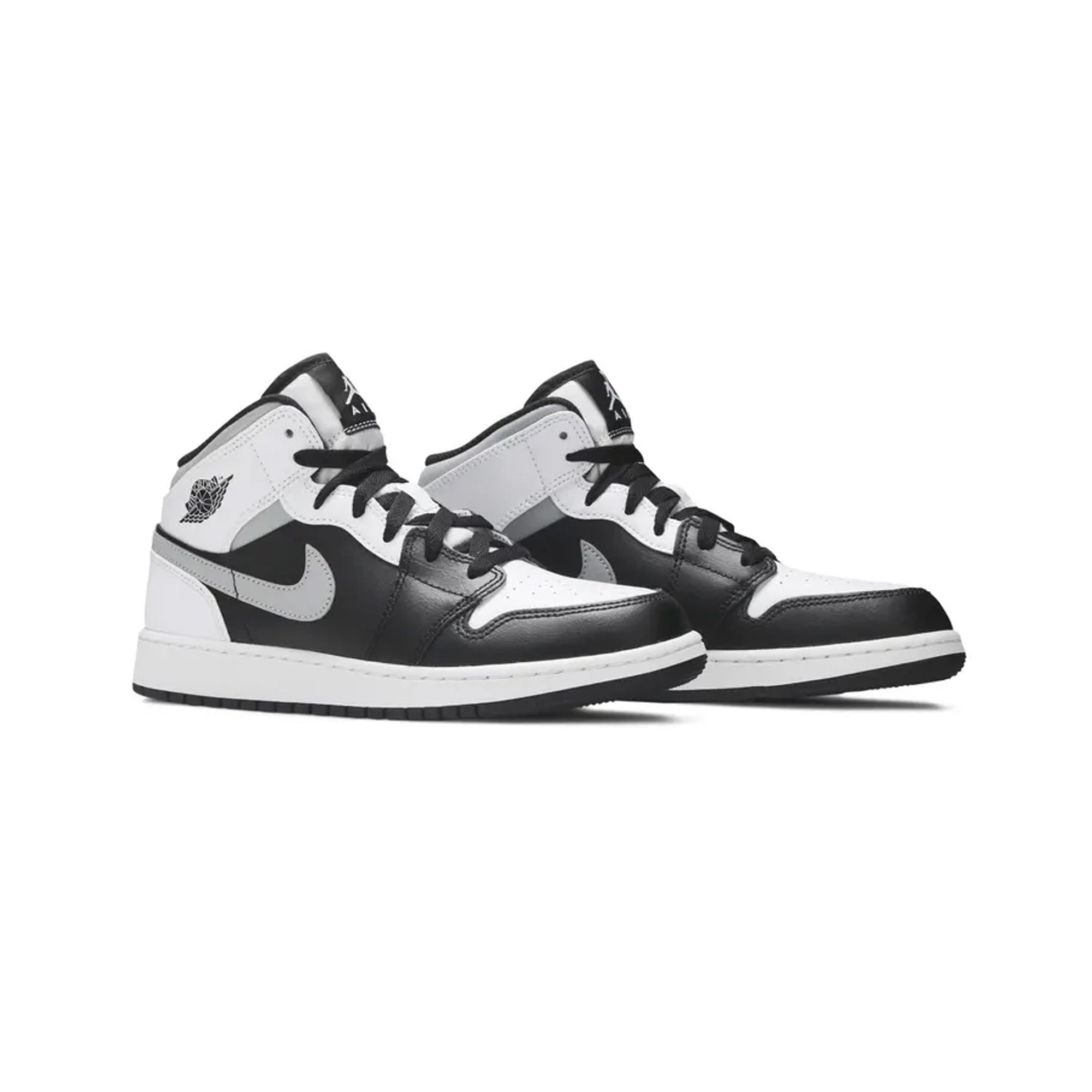 Air Jordan 1 Mid 'White Shadow' GS Sneakers - Basketball Shoes for Girls & Women - Perfect for Casual Wear, Sports & Street Fashion