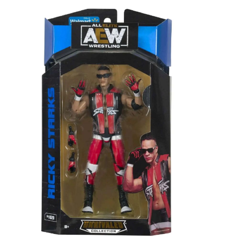 AEW All Elite Wrestling Unrivaled Series Ricky Starks Exclusive 6-Inch Collectible Action Figure - Limited Edition Wrestling Toy for Fans and Collectors - Perfect for Display, Play, and Gifting