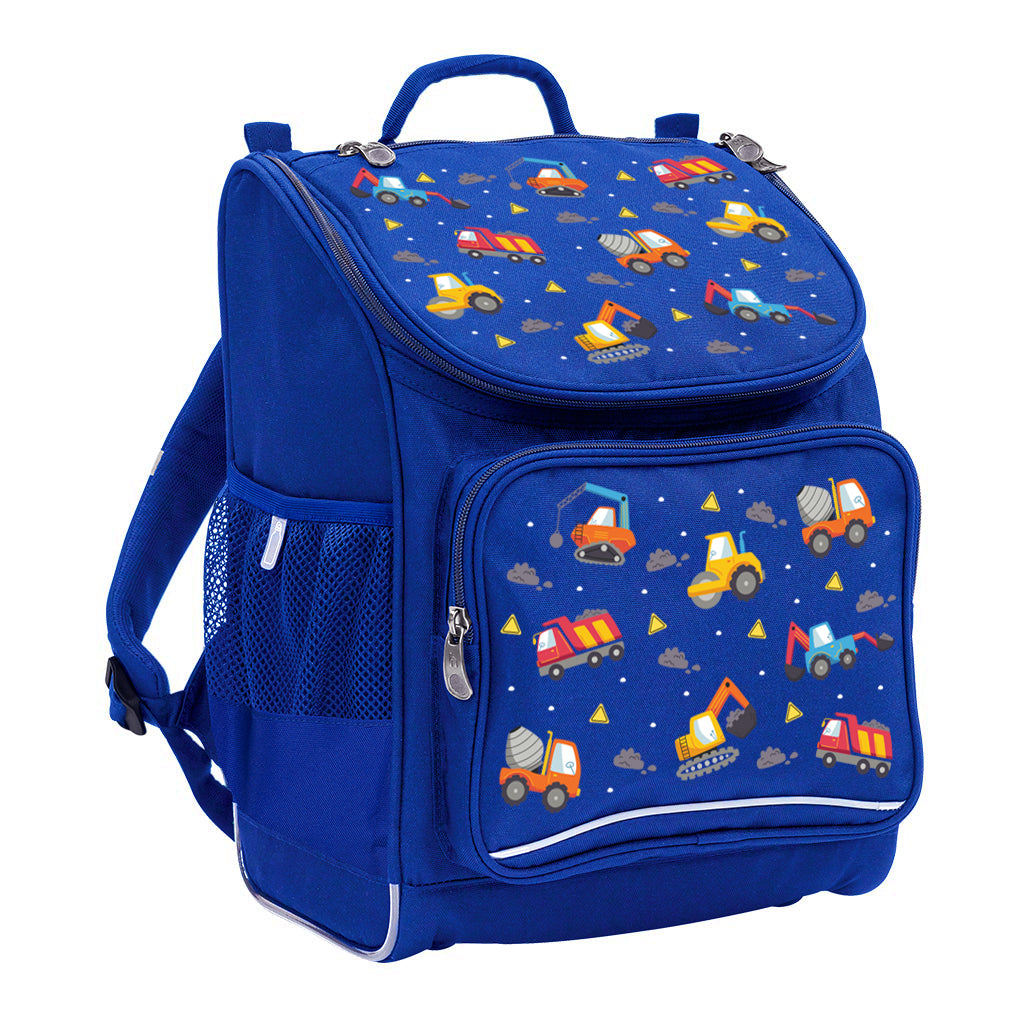 Jumbo Trucks Junior Mighty Backpack for Kids - Durable School Backpack with Spacious Compartments - Perfect for School, Travel & Outdoor Adventures