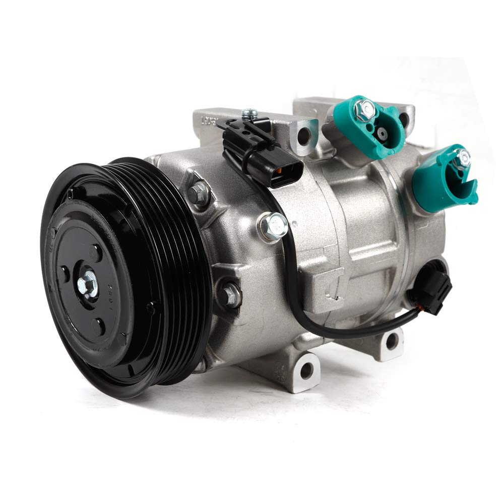 TBVECHI AC Compressor with Clutch - Compatible with Hyundai Sonata 2011-2014 & Kia Optima 2011 L4 2.0L 2.4L | 178317 | Perfect for AC Repair & Summer Cooling