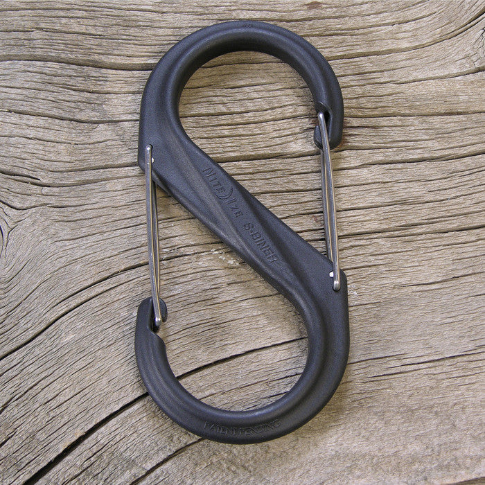Nite Ize S-Biner Plastic Carabiner #2 - Lightweight Durable Clip for Keys, Gear & Outdoor Activities - Perfect for Hiking, Camping, and Everyday Carry