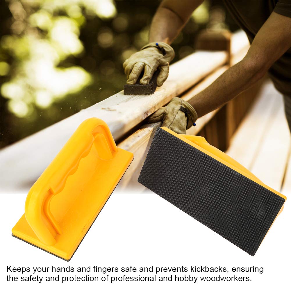 Professional Table Saw Push Block - Ergonomic Safety Grip for Table Saws, Band Saws & Router Tables | Non-Slip Workpiece Control for Woodworking & DIY Projects