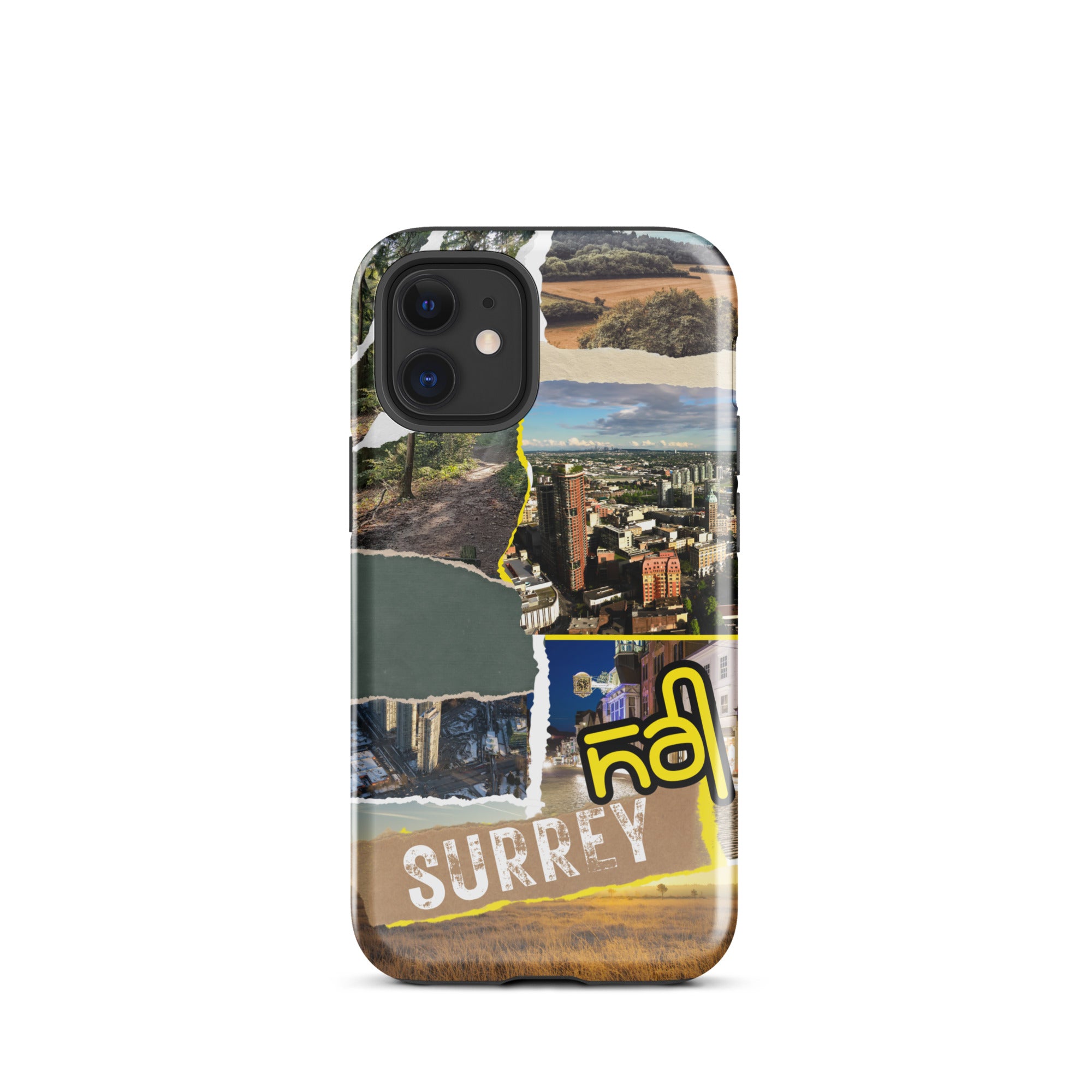 Premium Surrey Collage iPhone Case - Durable Protective Cover with Stylish Design for iPhone [Model] - Perfect for Everyday Use, Travel & Gifting