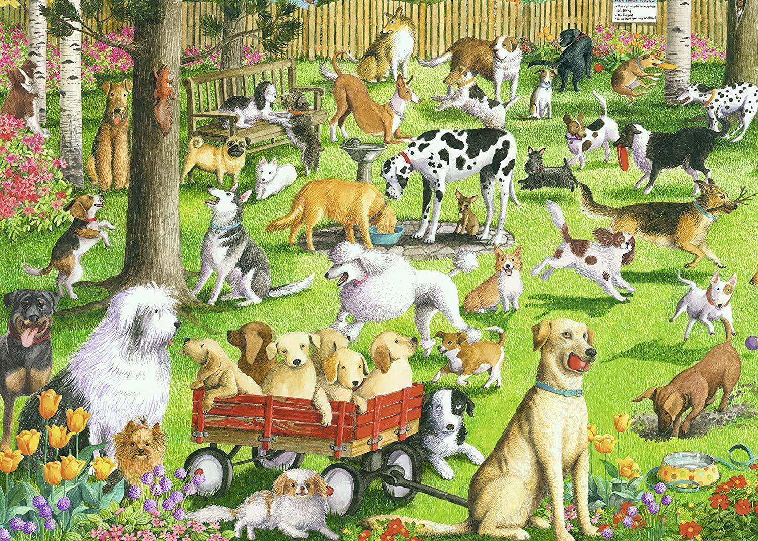 Ravensburger 500-Piece Dog Park Jigsaw Puzzle - Fun Family Activity for Pet Lovers & Puzzle Enthusiasts | Perfect for Game Nights, Relaxation & Home Decor