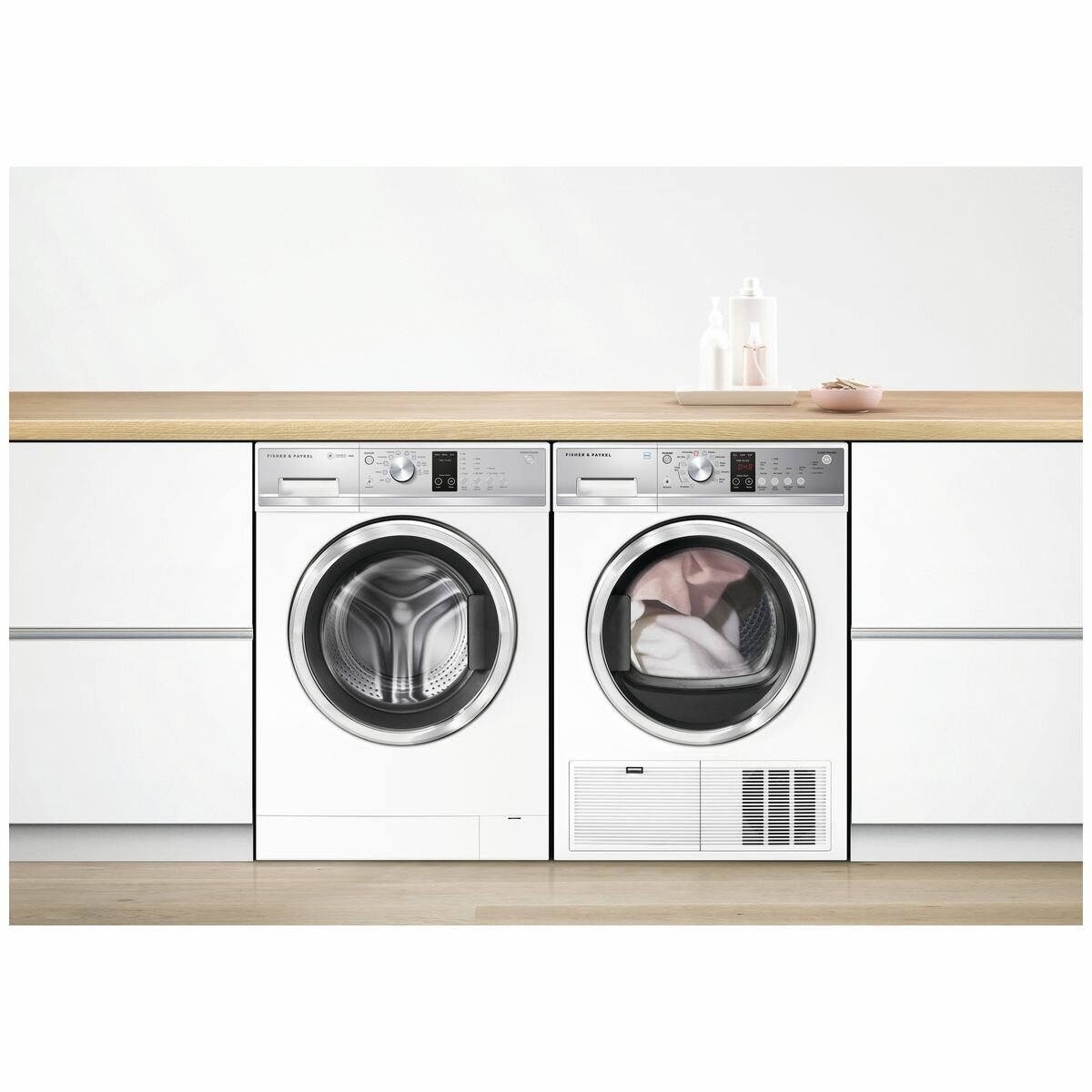 Fisher & Paykel WH8060J3 8kg Front Load Washing Machine - Energy Efficient, Quiet Operation for Apartments & Small Homes