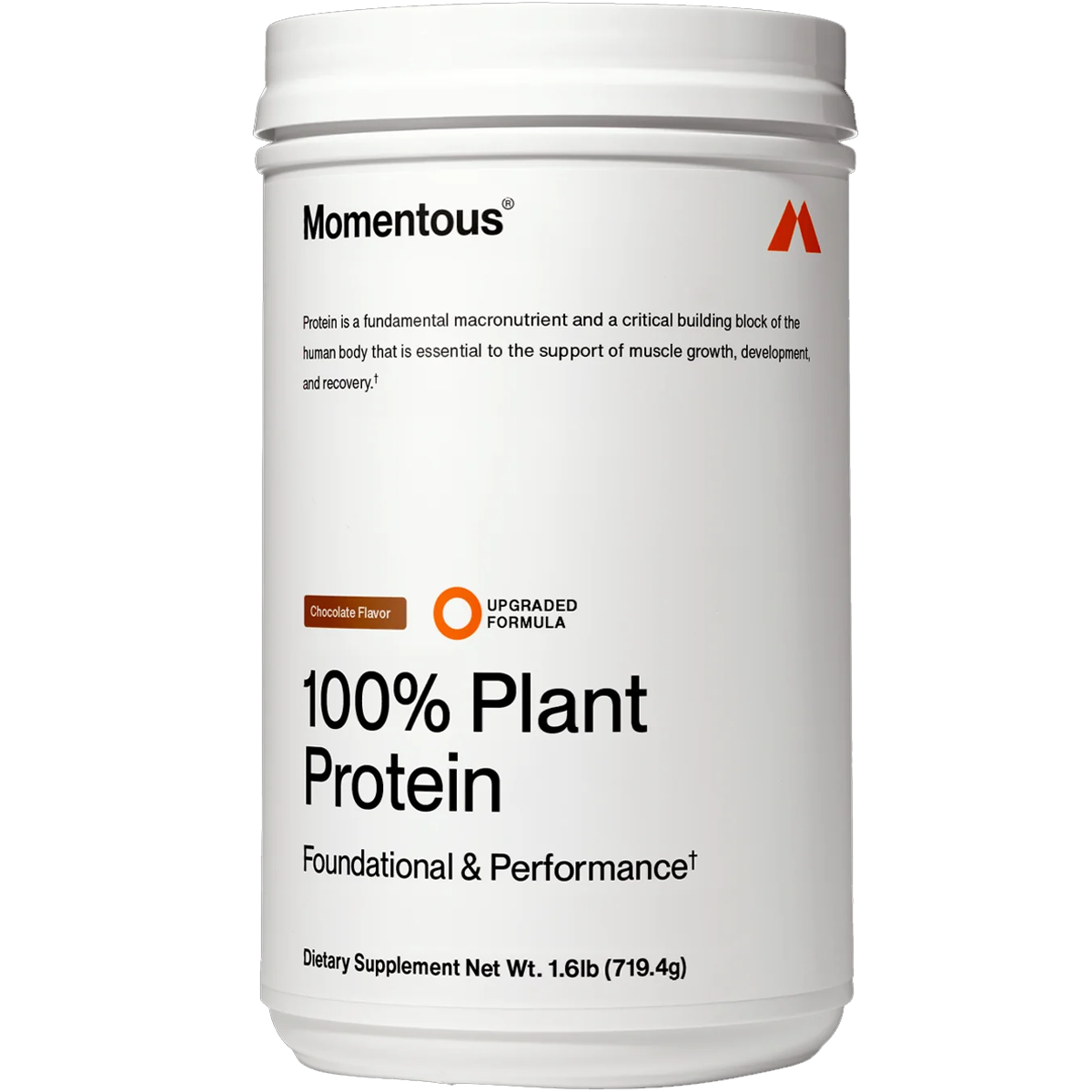100% Plant Protein Powder - Vegan Protein Supplement (22 Servings) for Muscle Recovery & Post-Workout Nutrition | Soy-Free & Gluten-Free