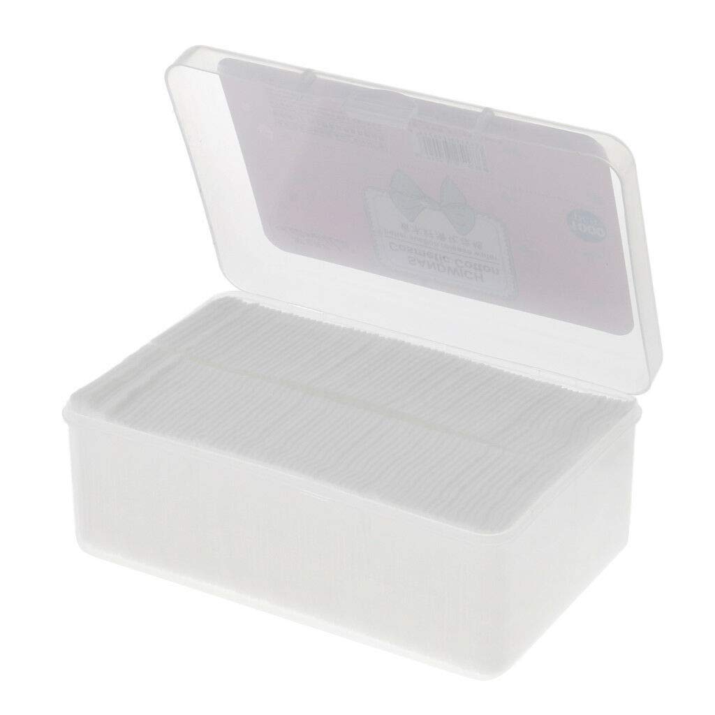 1000 Soft Makeup Remover Cotton Pads - Gentle Facial & Eye Cleansing Puffs for Sensitive Skin | Perfect for Daily Makeup Removal, Skincare Routine & Travel Essentials