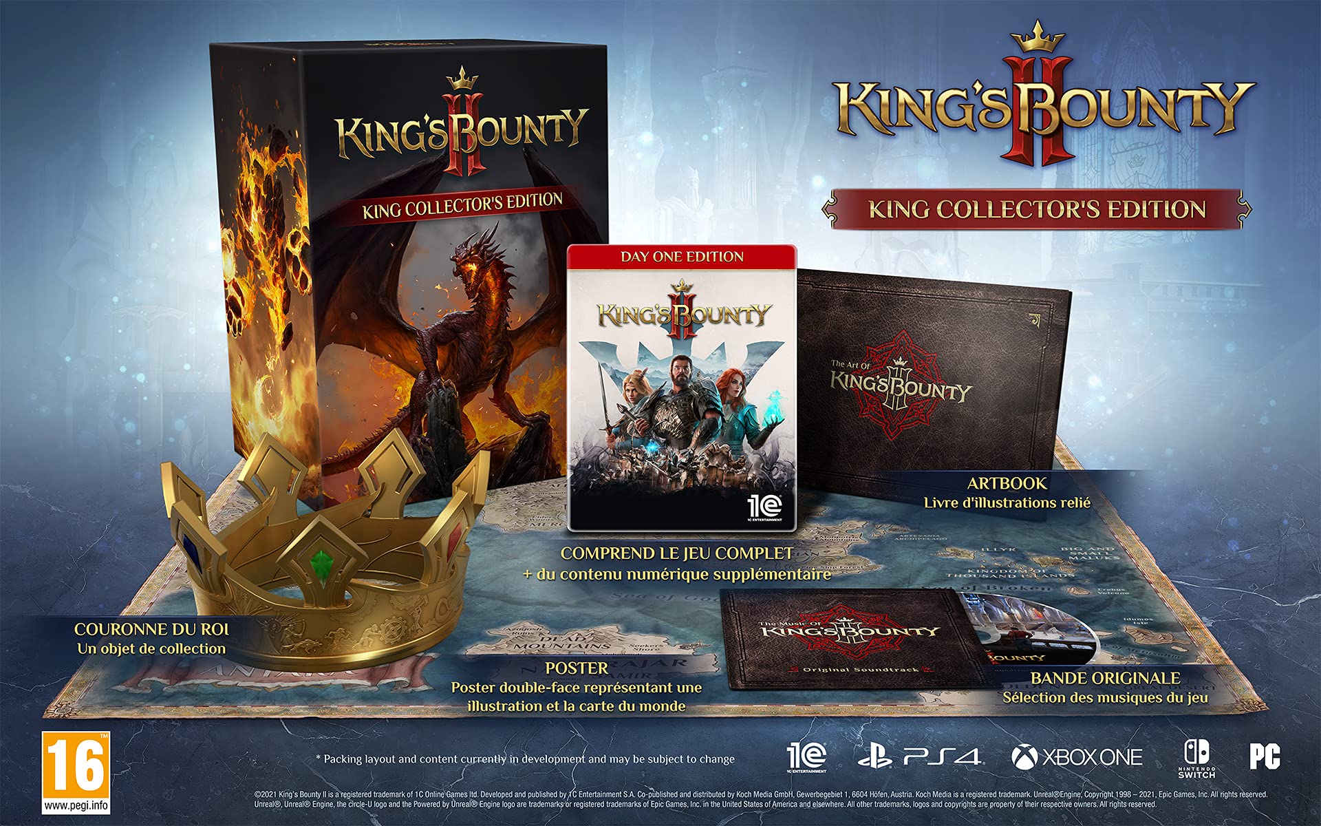 King's Bounty II Collector's Edition - Nintendo Switch Game - Limited Edition with Exclusive Collectibles - Perfect for RPG Fans and Switch Collectors