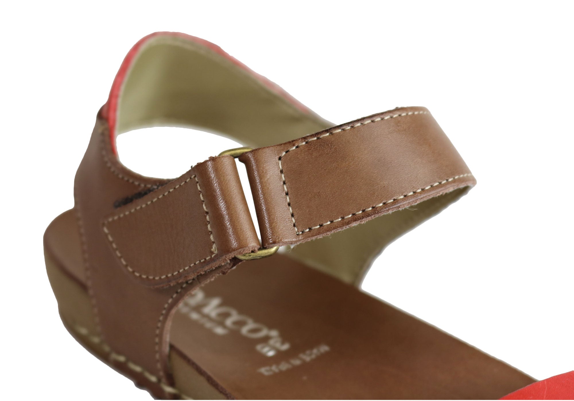 Andacco Canni Women's Comfortable Flat Leather Sandals - Handmade in Brazil - Perfect for Beach, Vacation & Summer Outfits