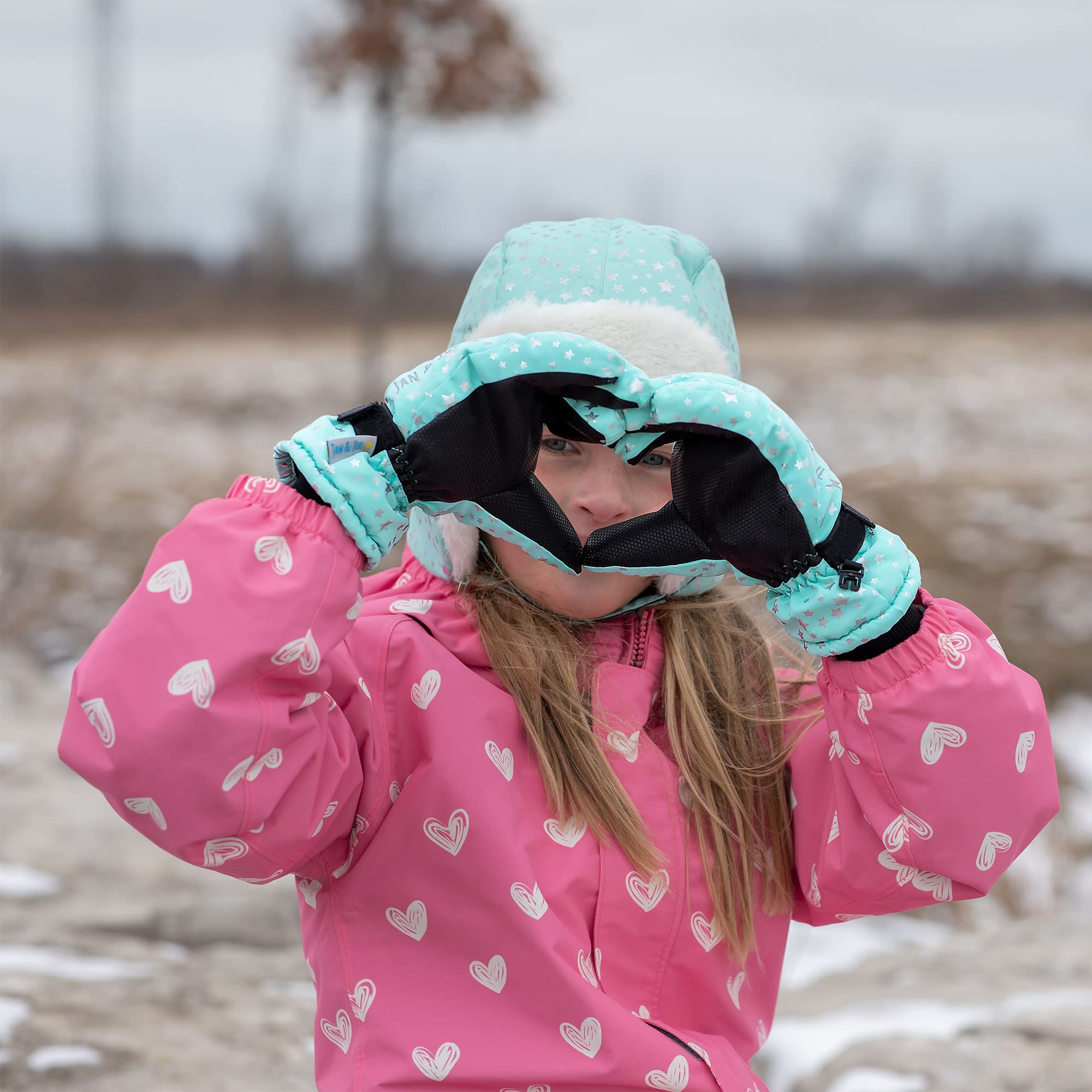 JAN & JUL Kids Waterproof Winter Gloves for Outdoor Play