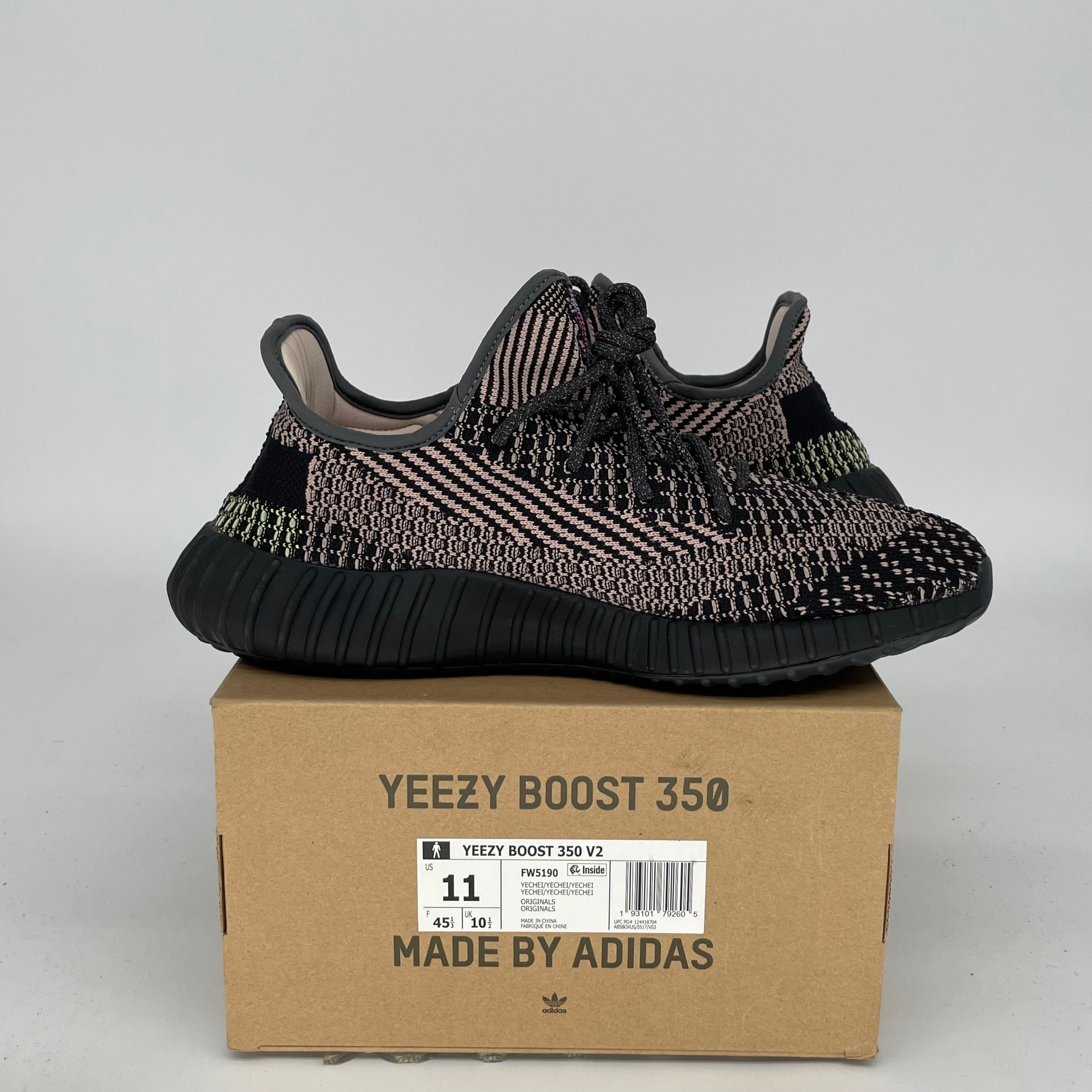 Adidas Yeezy Boost 350 V2 Yecheil NR - Men's Size 11 Running Shoes | Stylish Comfort for Jogging, Gym & Casual Wear | FW5190