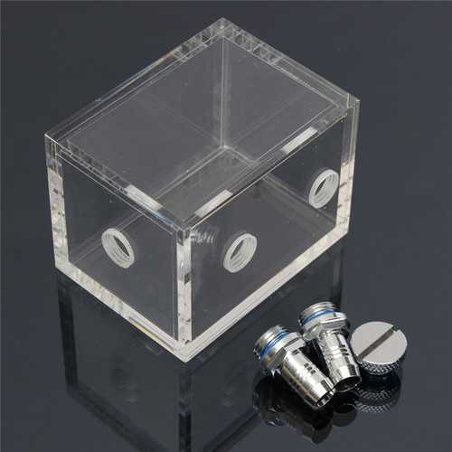 160ml Acrylic Water Tank Reservoir for PC Water Cooling System - High-Performance CPU Liquid Cooling Solution for Gaming PCs and Workstations