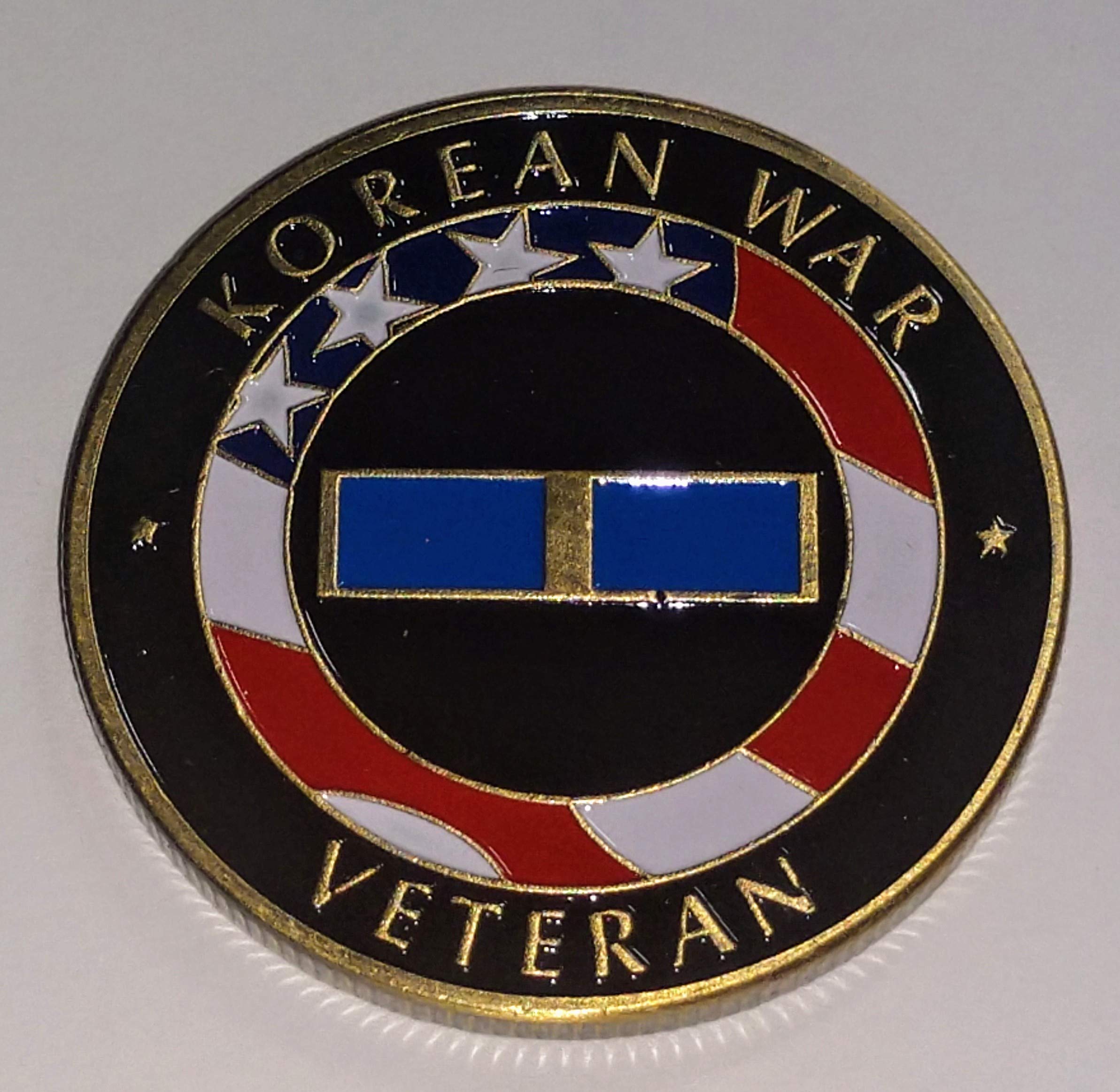 Korean War Veteran Military Challenge Coin - Commemorative Collectible Art for Veterans, History Enthusiasts & Patriotic Gifts | Perfect for Display Cases, Shadow Boxes & Military Memorabilia Collections