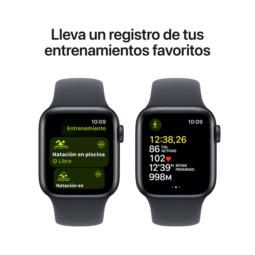 Apple Watch SE GPS 40mm Midnight Aluminum Case with Midnight Sport Band S/M - Perfect for Fitness Tracking & Everyday Wear