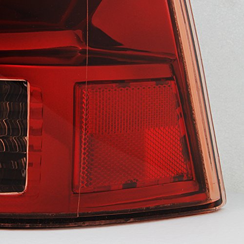 AKKON Dark Red Rear Tail Lights Brake Lamps Pair Compatible with Dodge Dakota - Left Driver & Right Passenger Side Replacement - Improved Night Visibility & Safety - Perfect for Off-Roading, Night Commuting & Enhanced Vehicle Style