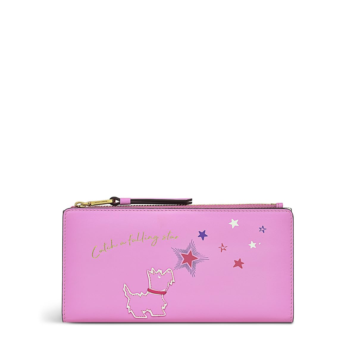 RADLEY London Catch A Falling Star Large Bifold Wallet for Women - Stylish RFID Blocking Leather Wallet with Multiple Card Slots & Zippered Coin Pocket - Perfect for Everyday Use, Travel & Gift Giving