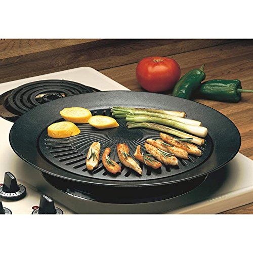 Smokeless Indoor BBQ Grill - Portable Stovetop Griddle Pan for Kitchen, Camping & Small Spaces - Perfect for Apartments, RVs & Tailgating