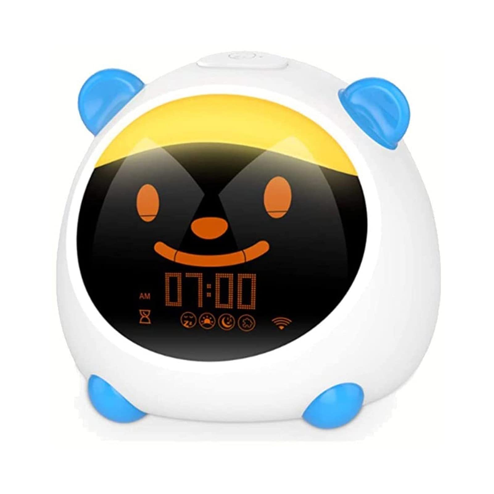 Zinhsq Kids Digital Alarm Clock with 3-Color Night Light, Snooze & Temperature Display - Battery Operated for Boys, Girls, Students - Perfect for Bedroom, Bedside & Dorm Rooms (Ideal for Morning Wake-Up & Nighttime Comfort)
