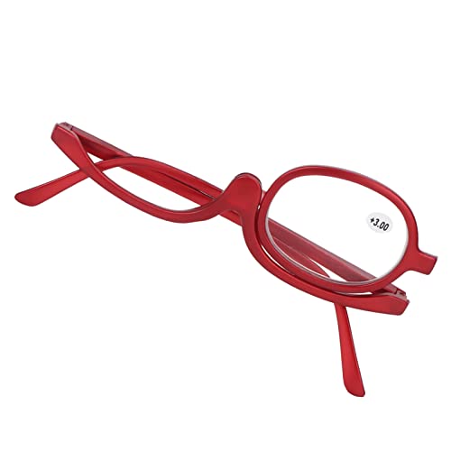 Magnifying Makeup Glasses with Single Lens Switchable Design - Elegant +3.00 Reading Glasses for Precise Eye Makeup Application | Perfect for Daily Beauty Routine, Cosmetology Students & Professional Makeup Artists