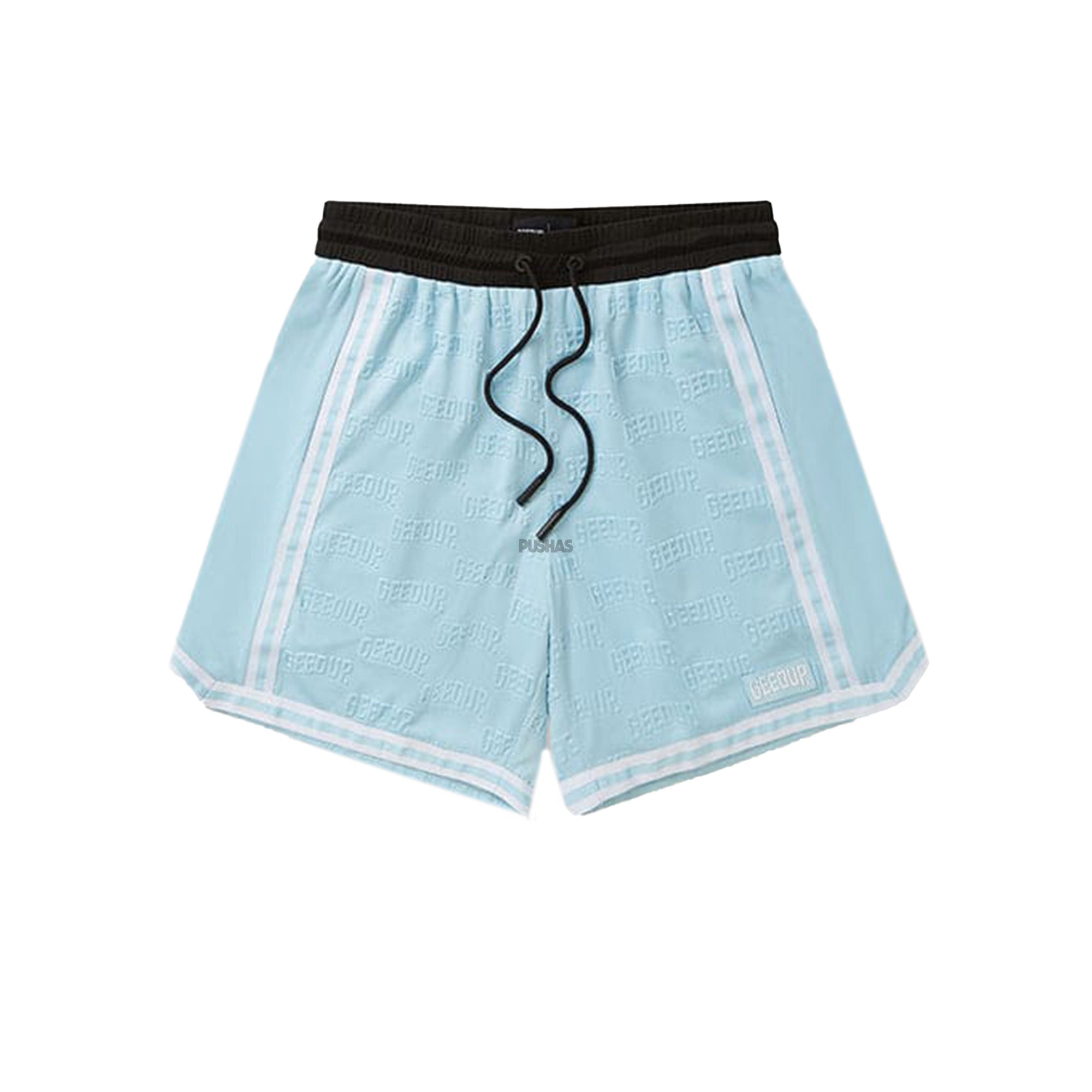 Geedup Emboss Mesh Shorts for Men - Cool Blue Athletic Running Shorts with Breathable Fabric | Perfect for Gym, Workout, and Casual Wear