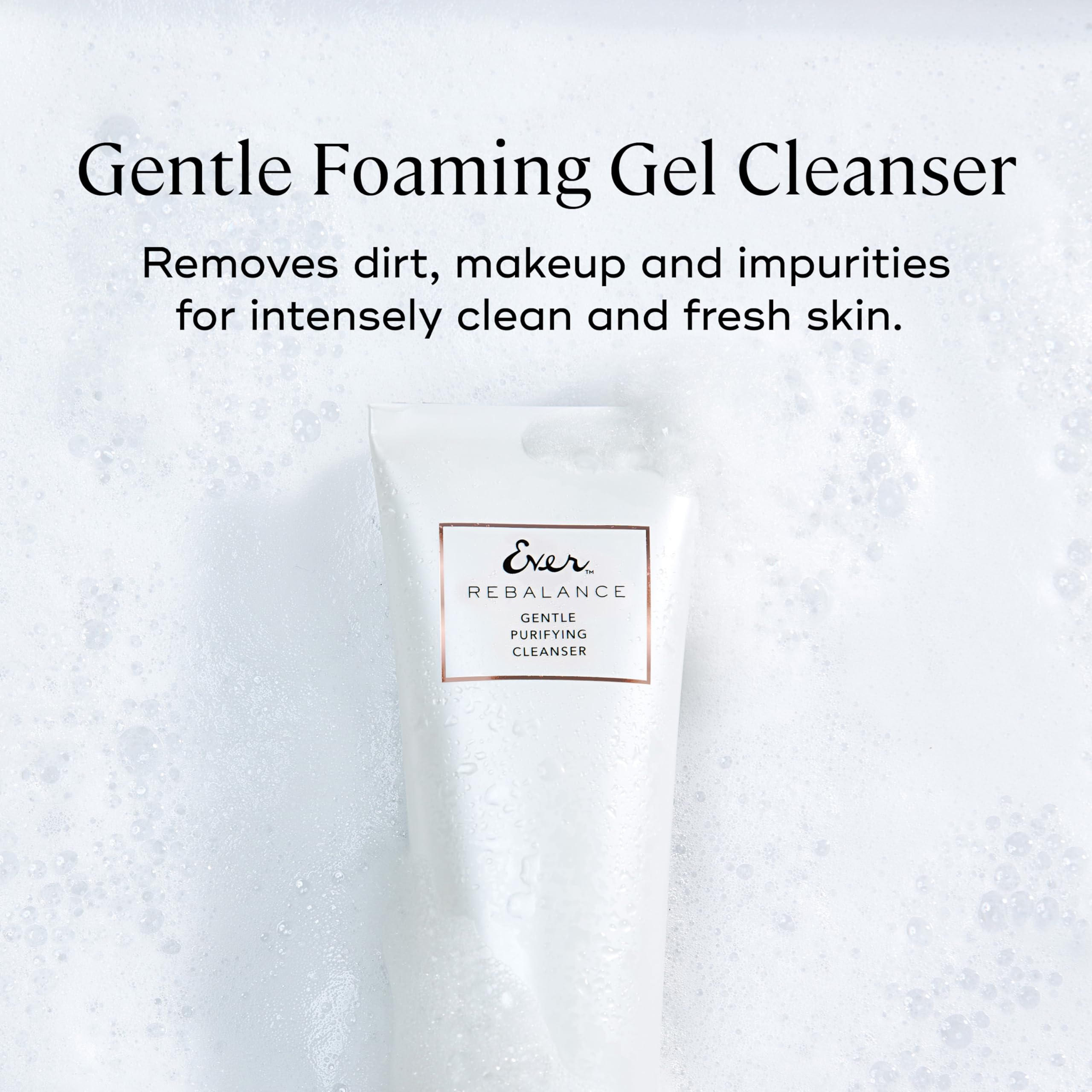 EVER Rebalance Foaming Cleanser for Oily Skin - Deep Pore Cleanse & Blemish Control | Daily Facial Care