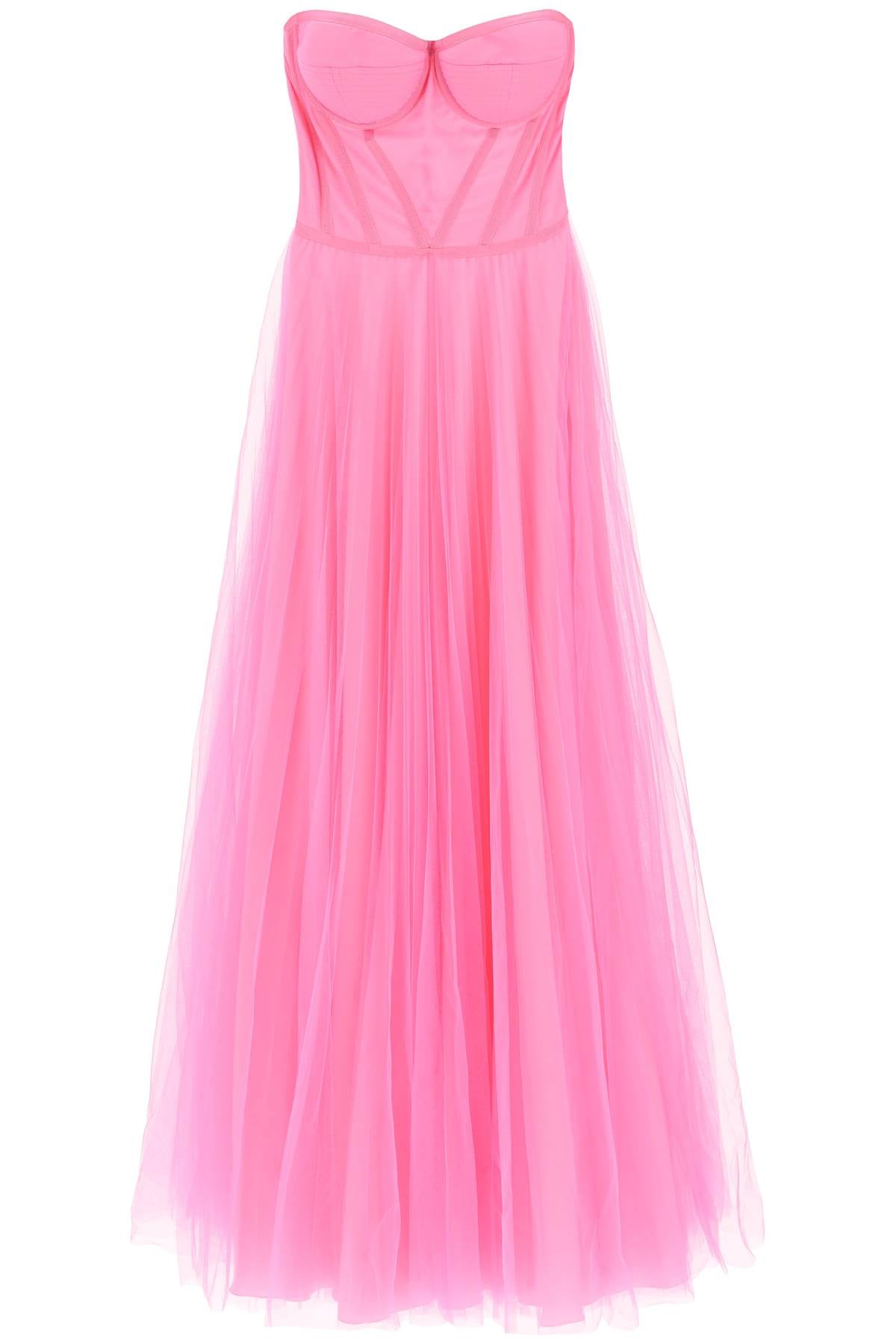 Elegant 1913 Long Tulle Bustier Dress for Women - Vintage Inspired Formal Gown for Weddings, Prom & Evening Events
