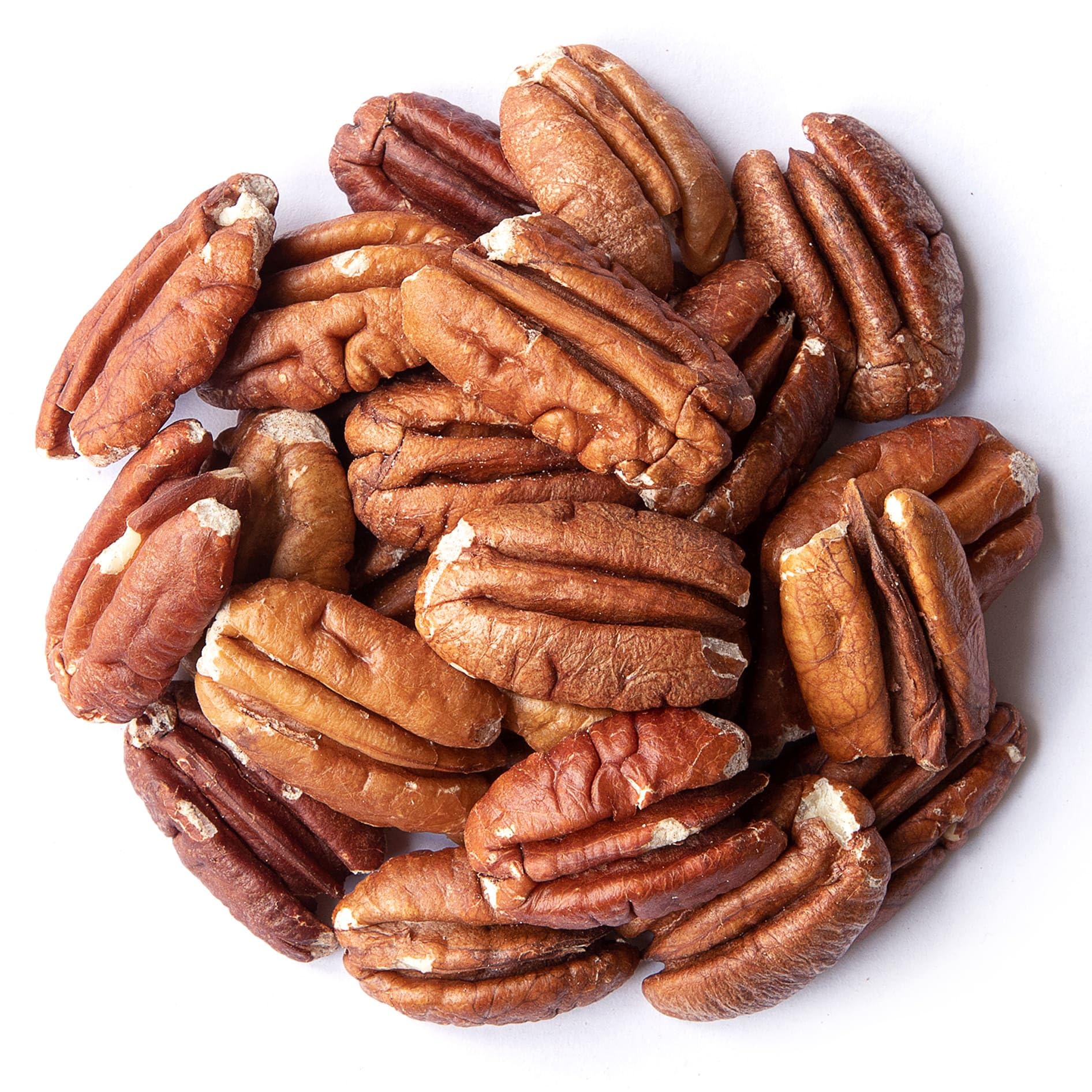 Food to Live - Dry Roasted Pecan Halves, 1 Pound – Oven Roasted Nuts, Unsalted, No Oil Added, Vegan, Kosher, Bulk. Rich in Protein and Fiber. Perfect for Snacking, Baking, Salads, and Healthy Recipes.