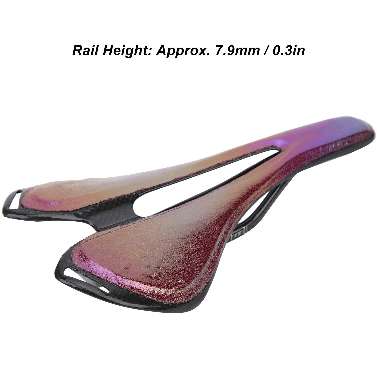 Lightweight Carbon Fiber Bike Saddle - Comfortable Road & Mountain Bike Seat with Vibrant Colors | Perfect for Cycling, Commuting & Long-Distance Rides